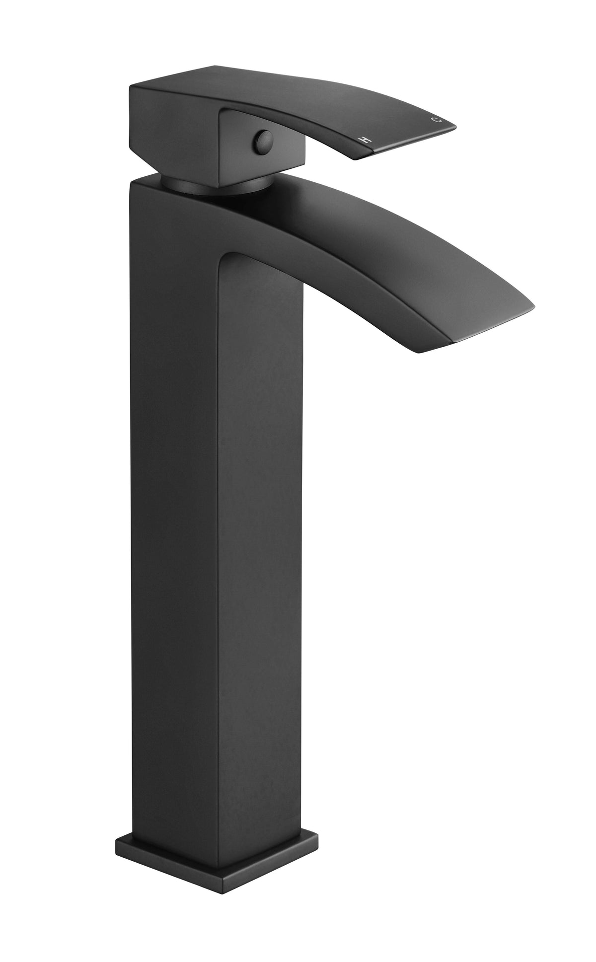 Modern Splash  Vibe Matt Black Mono Basin Mixer