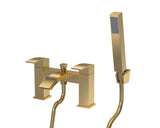 Modern Splash  Vibe Brushed Brass Bath Shower Mixer
