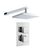 Modern Splash   Chrome Concealed Thermostatic Shower Set