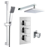Modern Splash  Cchrome oncealed Thermostatic Shower Set