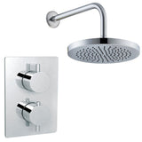 Modern Splash Chrome Concealed Thermostatic Shower Set