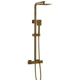 Modern Splash  Brushed Brass Thermostatic Bar Shower Valve