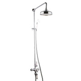 Trisen ShalmaChrome Traditional Exposed Thermostatic Shower Set
