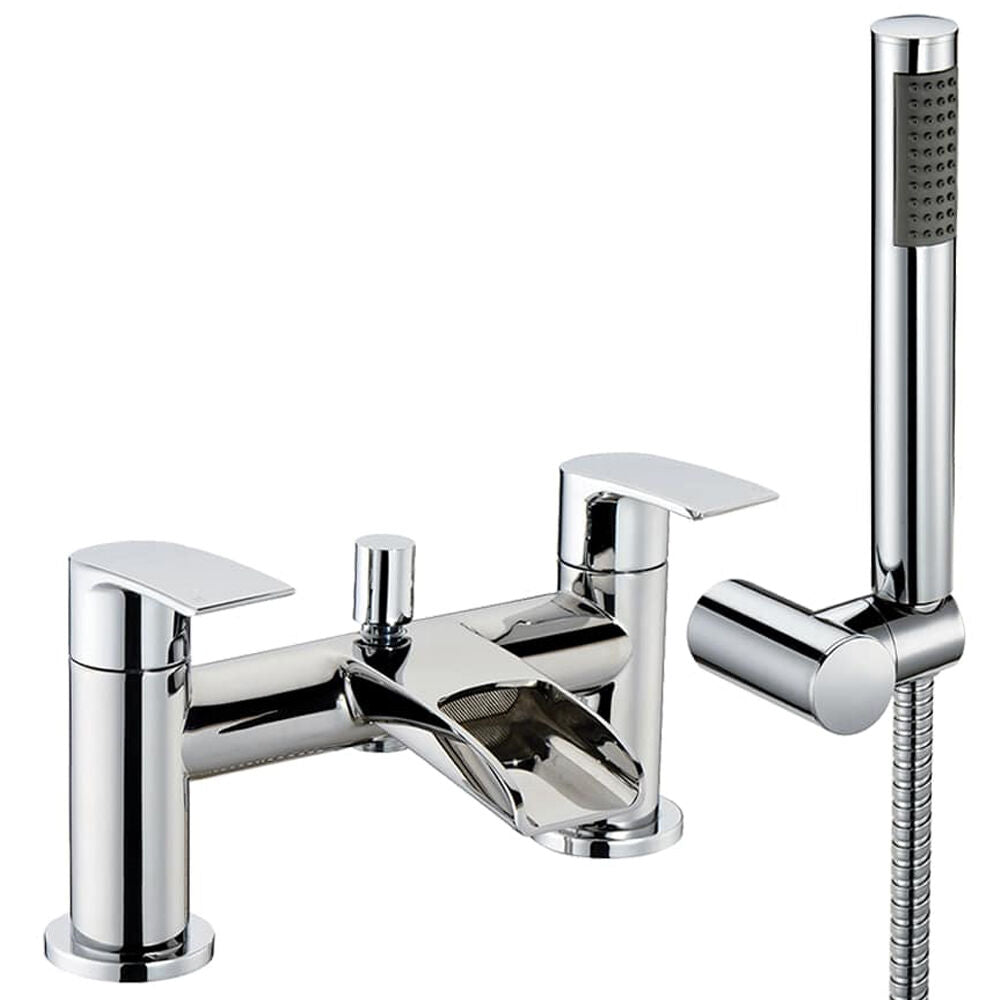 Trisen Merion Chrome Lever Bath Shower Mixer & Kit