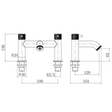 Trisen Verdura Black Bath Filler