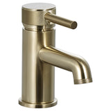 Modern Splash  Brushed Brass Basin Mixer