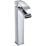 Modern Splash  Chrome Two Handle Mono Basin Mixer Chrome Tall