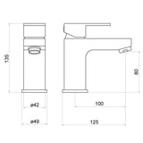 Trisen Kawa Black Lever Mono Basin Mixer