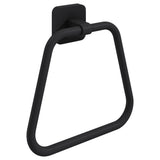 Trisen Matt Black Towel Ring