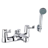 Trisen Two Lever Bath Shower Mixer WIth Shower Kit
