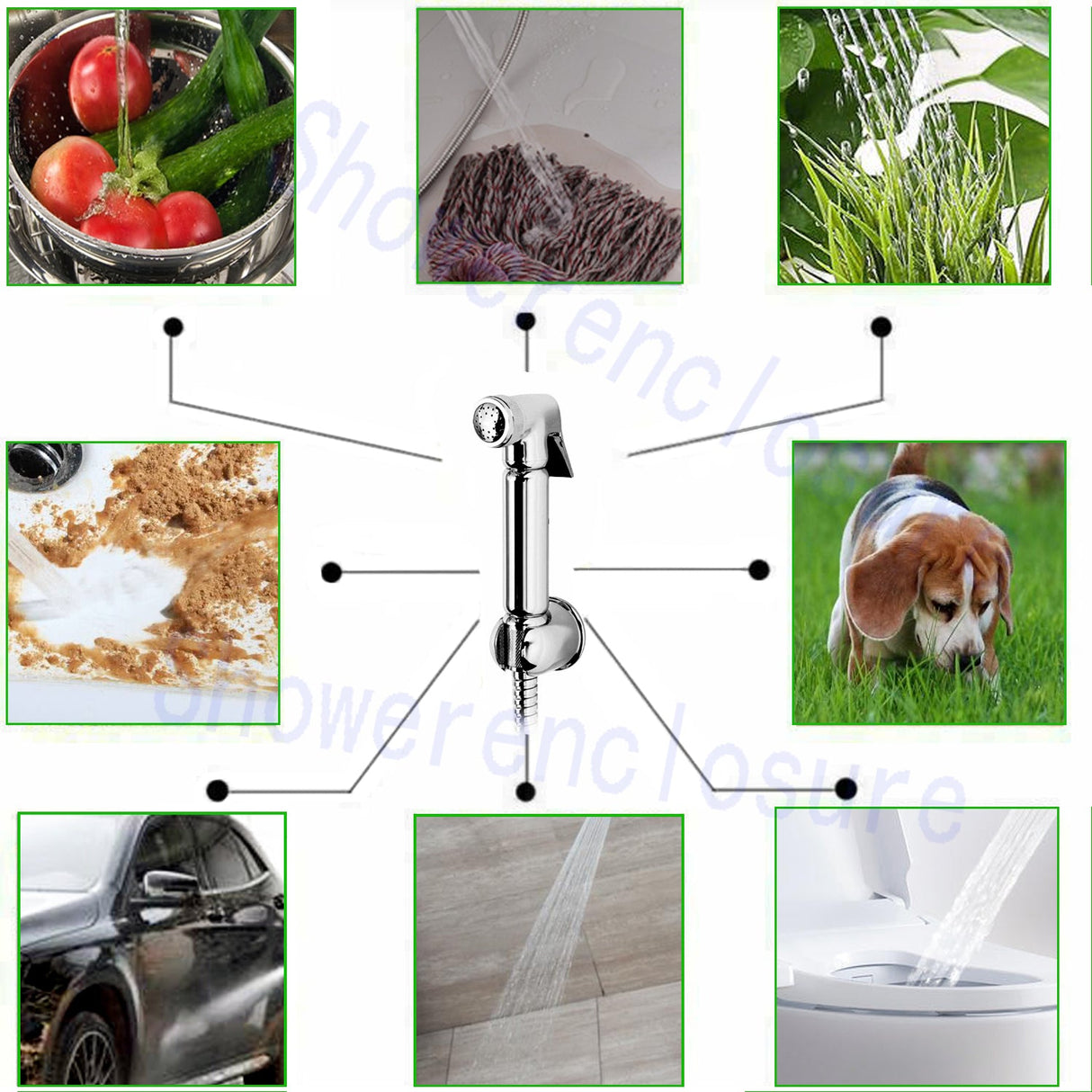 Modern Splash Thermostatic Shower Mixer