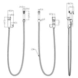 Modern Splash Thermostatic Shower Mixer