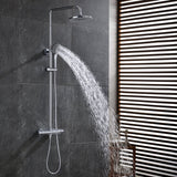 Modern Splash Chrome Thermostatic Shower Mixer