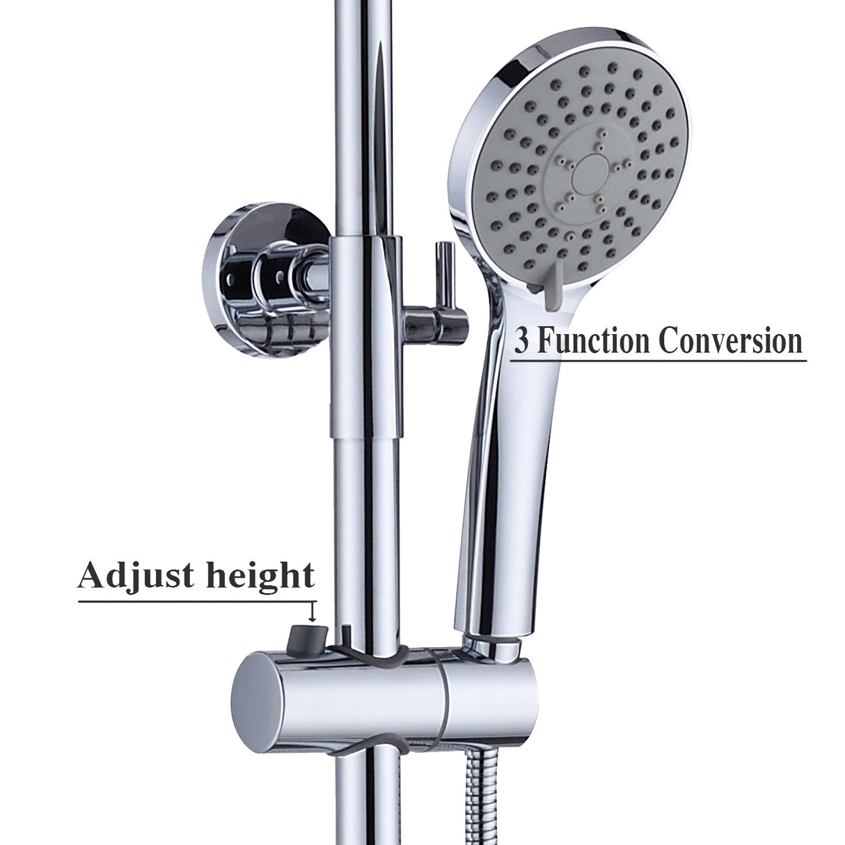 Modern Splash Chrome Thermostatic Shower Mixer