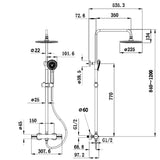 Modern Splash Chrome Thermostatic Shower Mixer