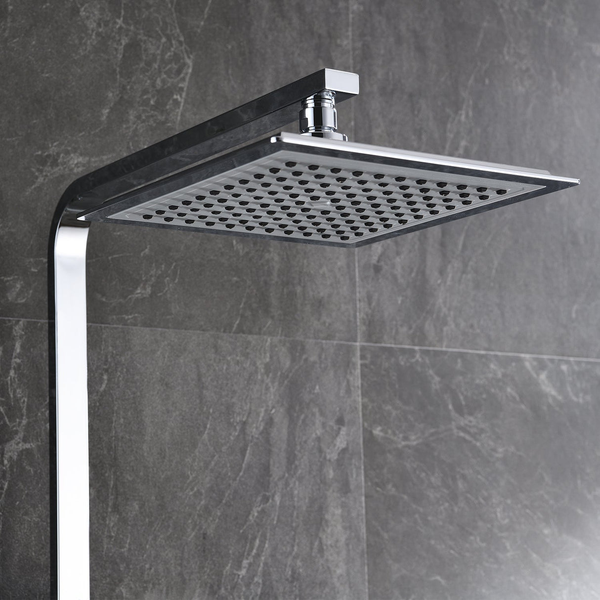 Modern Splash Chrome Thermostatic Shower