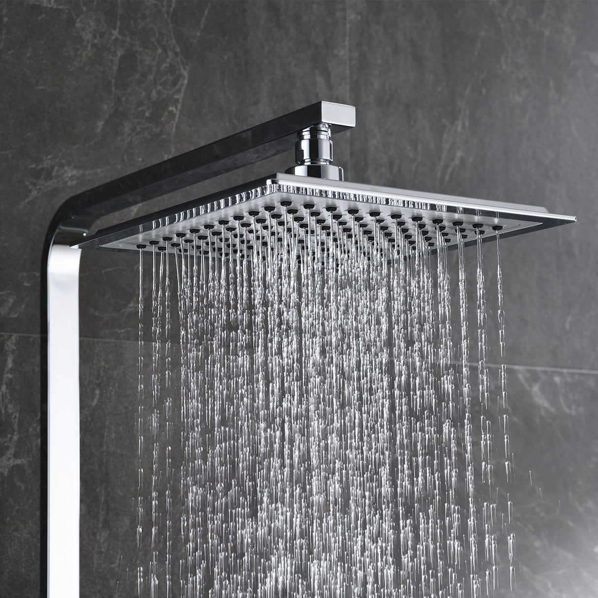Modern Splash Chrome Thermostatic Shower