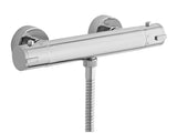 Modern Splash Chrome Minimalist Thermostatic Bar Shower Valve