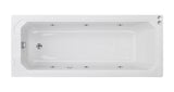 Modern Splash  Art Deco 1700mm Single Ended 6 Chrome Jet Whirlpool Bath