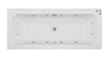 Modern Splash  Art Deco 1800mm Double Ended 12 Chrome Jet Whirlpool Bath