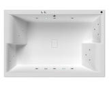 Modern Splash  1800mm Inset Double Ended 18 Jet Whirlpool Bath With Light