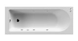 Modern Splash  1500mm Single Ended 6 Chrome Jet Whirlpool Bath