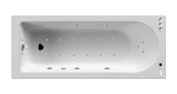 Modern Splash  1700mm Single Ended 11 Jet Hydrotherapy Whirlpool Bath With Light