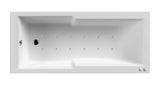 Modern Splash  1700mm Single Ended Straight Hydrotherapy Whirlpool Shower Bath