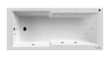 Modern Splash  1700mm Single Ended Straight 11 Jet Whirlpool Shower Bath With Light