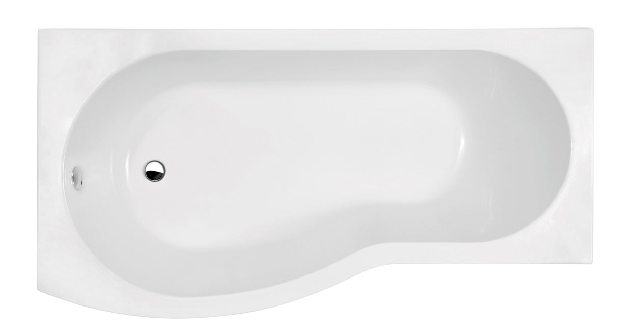 Modern Splash 1700mm Shower B-Shaped Left-Hand Bath