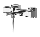 Modern Splash Chrome Wall Mounted Thermostatic Bath Shower Mixer