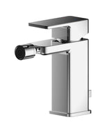 Modern Splash Chrome Mono Bidet Mixer and Pop Up Waste