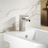 Modern Splash Chrome Mono Bidet Mixer and Pop Up Waste
