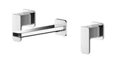 Modern Splash Chrome 3 Tap Hole Wall Mounted Basin Mixer