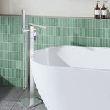 Modern Splash Chrome Free Standing Bath Shower Mixer