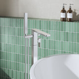 Modern Splash Chrome Free Standing Bath Shower Mixer