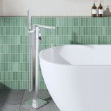 Modern Splash Chrome Free Standing Bath Shower Mixer
