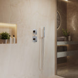 Modern Splash Chrome Thermostatic Temperature Control Shower Valve