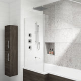 Modern Splash Chrome Concealed Triple Shower Valve With Diverter