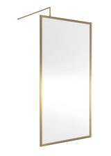 Modern Splash 1000mm Brushed Brass Outer Frame  Wetroom Screen