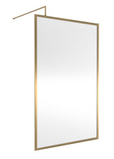 Modern Splash 1200mm Brushed Brass Outer Frame  Wetroom Screen