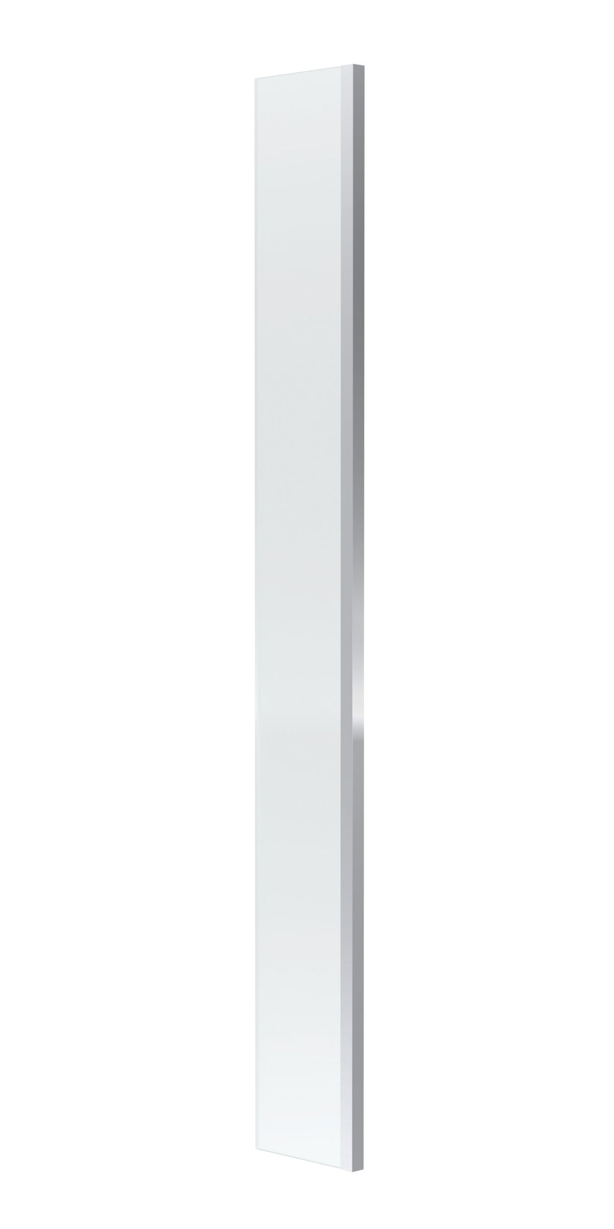 Modern Splash 250mm Chrome Fixed Return Wetroom Screen