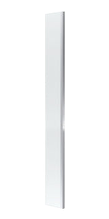 Modern Splash 250mm Chrome Fixed Return Wetroom Screen