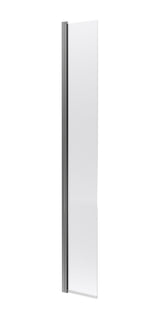 Modern Splash 300mm Brushed Pewter Hinged Wetroom Panel