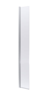 Modern Splash 300mm Chrome Hinged Flipper Screen 8mm Glass