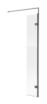 Modern Splash 300mm Brushed Pewter Wetroom Panel