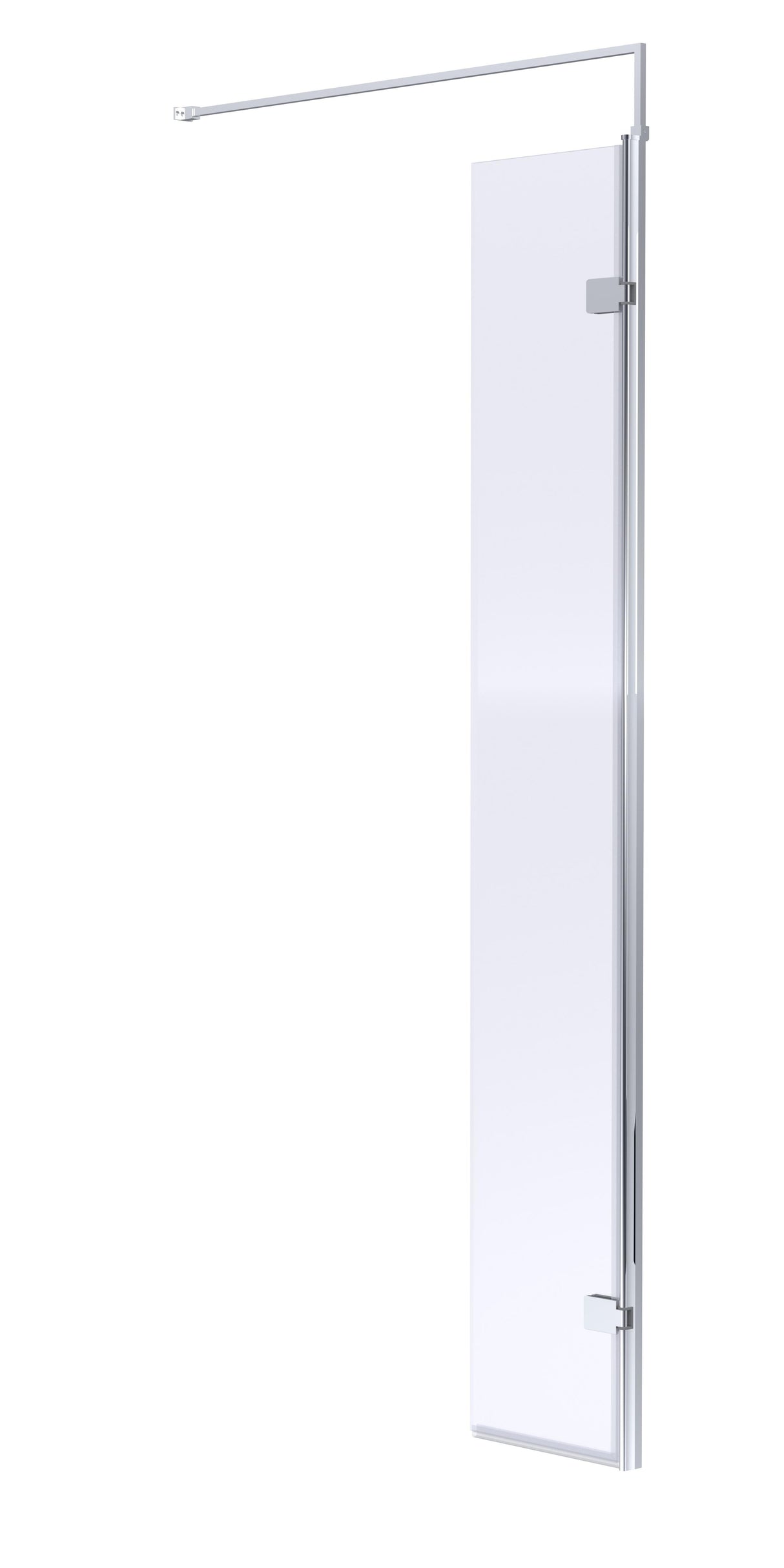 Hudson Reed  300mm Chrome Hinged Wetroom Return Screen