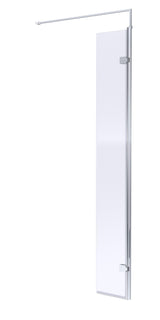 Hudson Reed  300mm Chrome Hinged Wetroom Return Screen