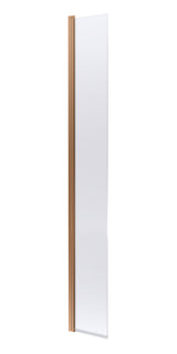 Hudson Reed 300mm Brushed Brass Hinged Wetroom Screen