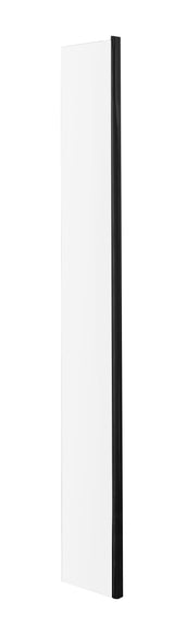 Modern Splash Ralus 250mm Matt Black Wetroom Return Screen
